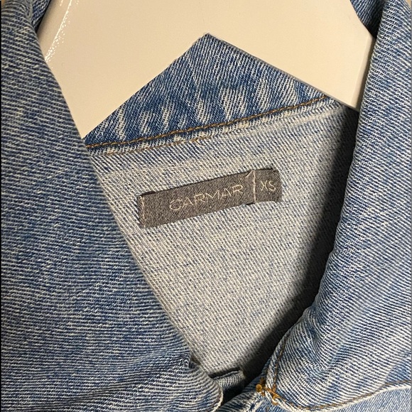 Denim Western Jean Jacket size XS (oversized!) - Picture 10 of 10